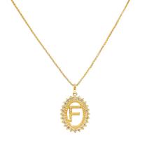 Colar Letra Strass Banhado a Ouro Colar Letra Strass Banhado a Ouro