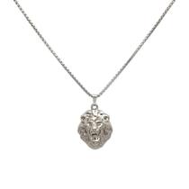 Colar Lion Head Aço (BASE) C-04