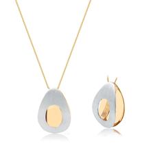 Colar long ellum oval central Colar long ellum oval central