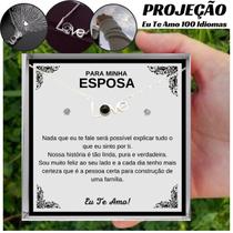 Colar Love 100 Idiomas Presente Esposa Aniversário Casamento