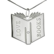 Colar Love Books Coleção Hobbies em Prata 925