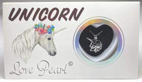 Colar Love Pearl com Pingente de Unicórnio e Pérola Natural Colar Love Pearl com Pingente de Unicórnio e Pérola Natural