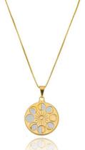 Colar Luara Veneziana Com Pingente Fases da Lua banhado em ouro 18k Colar Luara Veneziana Com Pingente Fases da Lua banhado em ouro 18k