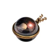Colar Luminoso Dupla Face Cúpula Planetária Colar Pingente Luminoso Bola Dupla Face Universo Casal Corrente Luminosa Lembrança Colar Casal