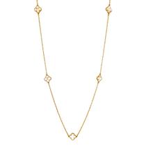 COLAR LUNARE BANHADO A OURO 80 cm