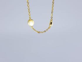 Colar Madre Perola Banho de Ouro 18k/Madrepérola