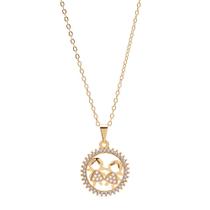 Colar Mãe Duas Filhas Meninas Folheado A Ouro 18k Colar Mãe Duas Filhas Meninas Folheado A Ouro 18k