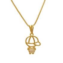 Colar Mãe Filho Único Menino Folheado em Ouro 18K Softjoias