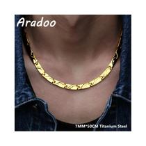 Colar Magnético De Aço Titânio Para Homens Design Minimalista Joias De Aço Inoxidável Presentes