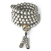 Colar Mala Beads CHIMOK 108 em aço inoxidável Buddha masculino