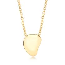 Colar Malha Portuguesa Pingente Curvo Cor Ouro 60 Cm Colar Malha Portuguesa Pingente Curvo Cor Ouro 60 Cm