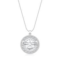 Colar Mandala de Espírito Santo Prata 925 Colar Mandala de Espírito Santo Prata 925