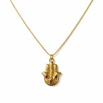 Colar Mão de Hamsa - Banhado em Ouro 18k Colar Mão de Hamsa - Banhado em Ouro 18k