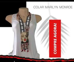 Colar Marilyn Monroe Colar Marilyn Monroe
