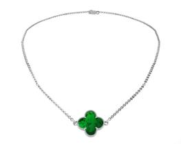 Colar marsilea crisopazio 12mm em Prata 950 Sofisticação e Estilo