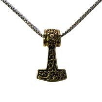 Colar Martelo de Thor Mjölnir - Amuleto de Força e Coragem