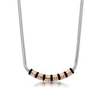 Colar Masculino 55cm Prata 925 Com Pingente Rose