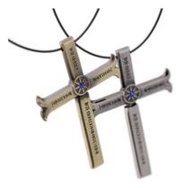 Colar Masculino Anime Mihawk Cruz Drácula Gótico Pingente Colar Masculino Anime Mihawk Cruz Drácula Gótico Pingente