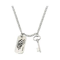 Colar Masculino Com Pingente Caleb Love Deep Space, Corrente Para iPhone E Cartões Quadrados,