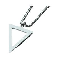 Colar Masculino com Pingente Geométrico VNOX - Aço Inoxidável