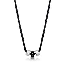 Colar Masculino Com Pingentes Redondos Lisos Em Aço Colar Masculino Com Pingentes Redondos Lisos Em Aço