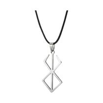 Colar Masculino De Aço Inoxidável Berserk Viking Com Pingente De Espada E Logotipo, Presente De Colar Masculino De Aço Inoxidável Berserk Viking Com Pingente De Espada E Logotipo, Presente De