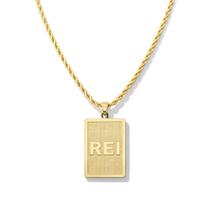 Colar Masculino Entidade Exu REI- Banhado em Ouro 18k