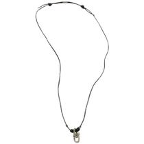 Colar Masculino Fortune Prateado Noir Colar Masculino Fortune Prateado Noir