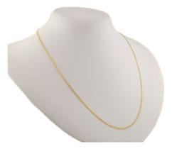 Colar Masculino Maciço Ouro 18k Grumet Diamantada 2.2 60 Cm Colar Masculino Maciço Ouro 18k Grumet Diamantada 2.2 60 Cm