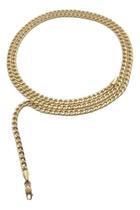 Colar Masculino Ouro 18k 750 Grumet 3.4 60 Cm Legítimo Colar Masculino Ouro 18k 750 Grumet 3.4 60 Cm Legítimo