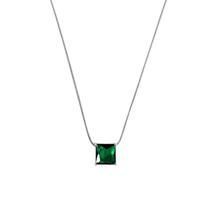 Colar Masculino Pedra de Zircônia Verde - Square Colar Masculino Pedra de Zircônia Verde - Square