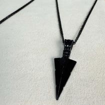 Colar Masculino Pingente Flecha- 60cm - Aço Inox