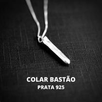 Colar Masculino Prata Bastão