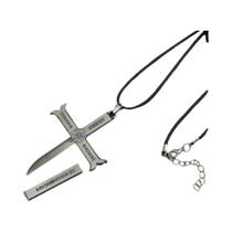 Colar Masculino Preto Com Pingente De Espada Anime Dracule Mihawk Olhos De Falcão Yoru Corrente