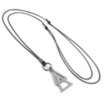 Colar Masculino Triângulo Hort Ajustável Colar Masculino Triângulo Hort Ajustável