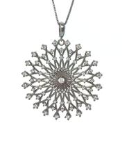 Colar Max Estrela cristal ródio negro Colar Max Estrela cristal ródio negro