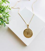 Colar Medalha de Pai Nosso