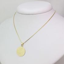 Colar Medalha Santo Anjo - e Colar Medalha Santo Anjo - e