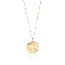 Colar Medalha São Bento Banhado a Ouro