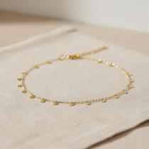 Colar Medalhas Circulares em Ouro 18k - Design Contemporâneo