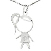 Colar Menina Coleção Maternidade em Prata 925