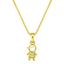 Colar Menino Banhado A Ouro 18k Moderno Colar Menino Banhado A Ouro 18k Moderno