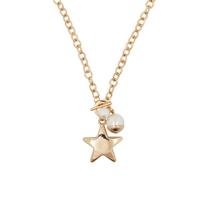 Colar Meta Pérola Estrela CO2010