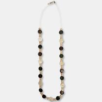 Colar Midi Miçangas Redondas Coloridas