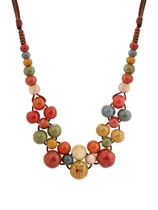 Colar MINACHI Boho com Miçangas de Cerâmica Coloridas Colar MINACHI Boho com Miçangas de Cerâmica Coloridas