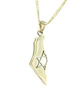 Colar Minha Estrela Sagrada, Dourado, Bijuteria Israel