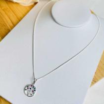 Colar Mini Árvore da Vida Banhado