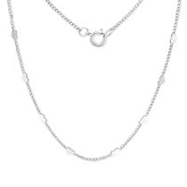 Colar Mini Corações Folheada Prata 925 Colar Mini Corações Folheada Prata 925