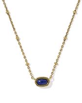 Colar Mini Elisa Kendra Scott com Lápis-Lazúli Azul Banhado a Ouro Colar Mini Elisa Kendra Scott com Lápis-Lazúli Azul Banhado a Ouro