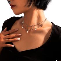 Colar Minimalista Dourado Feminino Gargantilha Borboleta Per -